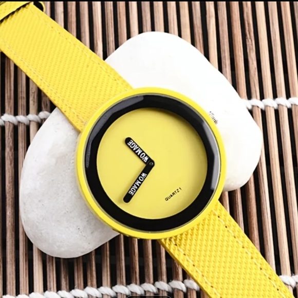 Other - Yellow Minimalist Quartz Watch